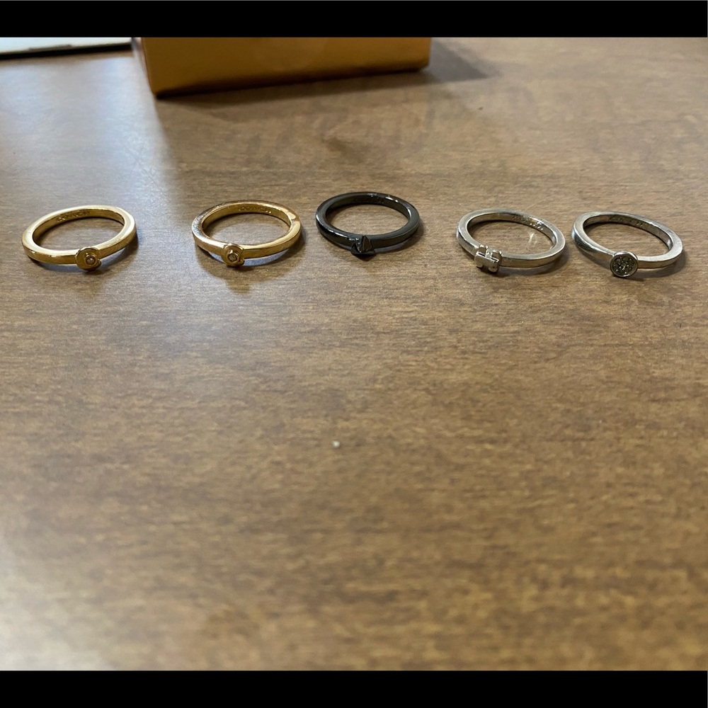 Coach rings set